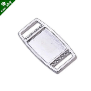 20pcs 12x16mm Metal Shoe Buckle, Hook Clasps Findings