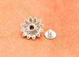 20pcs 13mm Silver Turquoise Conchos Rivet Stud for Leathercraft