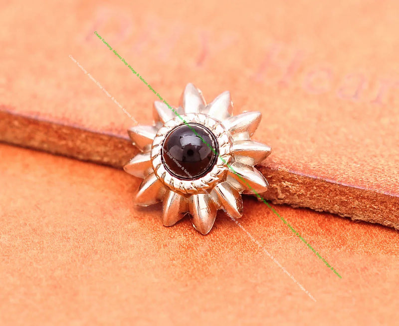 20pcs 13mm Silver Turquoise Conchos Rivet Stud for Leathercraft