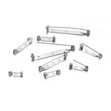 20pcs Stainless Steel Safety Pin Brooch Base for DIY Jewelry Making