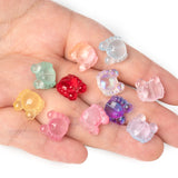 20pcs 14X13MM Charms Crab Beads Czech Glass Lampwork Loose Beads For Jewelry DIY