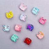 20pcs 14X13MM Charms Crab Beads Czech Glass Lampwork Loose Beads For Jewelry DIY