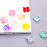 20pcs 14X13MM Charms Crab Beads Czech Glass Lampwork Loose Beads For Jewelry DIY