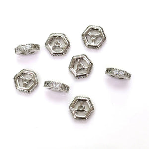 20pcs/14k Zircon Spacer Bracelet Necklace Bead Jewelry DIY Materials
