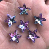 20pcs 14mm Crystal Glass Shapes Charms Pendant Beads for DIY Jewelry Making