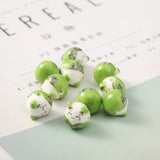 20pcs Lucky Cat Ceramic Beads DIY Spacer for Jewelry Making 14x15mm