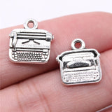 20pcs Typewriter Charms for Jewelry Making DIY Findings Antique Silver Alloy