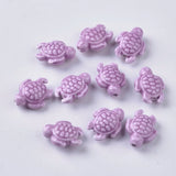 20pcs Sea Turtle Ceramic Beads Marine Life Porcelain Animal Loose Spacer Beads