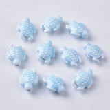 20pcs Sea Turtle Ceramic Beads Marine Life Porcelain Animal Loose Spacer Beads
