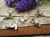 20pcs Tibetan Silver Plated Mini Pendants for DIY Jewelry Making