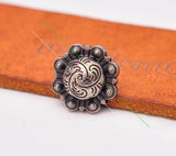 20pcs 16mm Vintage Silver Western Floral Berry Conchos for Leathercraft