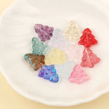 20pcs Christmas Trees Shape Beads Czech Glass Lampwork Beads Diy Spacer Beads