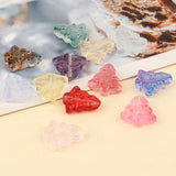 20pcs Christmas Trees Shape Beads Czech Glass Lampwork Beads Diy Spacer Beads