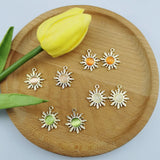 20pcs 18x21mm Sun Charms Rhinestone Jewelry Making Earring Pendant Bracelet