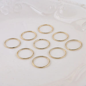 20pcs 19mm Circle Hollow Pendant DIY Jewelry Accessory