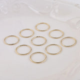 20pcs 19mm Circle Hollow Pendant DIY Jewelry Accessory