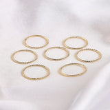 20pcs 19mm Circle Hollow Pendant DIY Jewelry Accessory