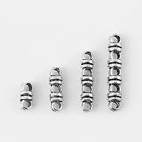 20pcs 2/3/4/5 Hole Slider Spacer Beads for 3mm Round Leather Cord Bracelet