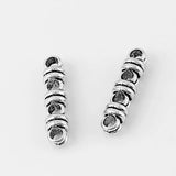 20pcs 2/3/4/5 Hole Slider Spacer Beads for 3mm Round Leather Cord Bracelet