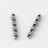 20pcs 2/3/4/5 Hole Slider Spacer Beads for 3mm Round Leather Cord Bracelet