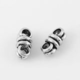 20pcs 2/3/4/5 Hole Slider Spacer Beads for 3mm Round Leather Cord Bracelet