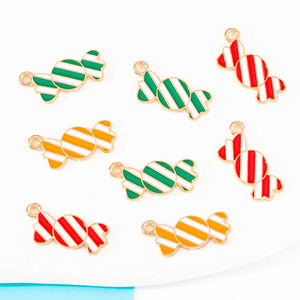 20pcs 20*10mm Enamel Christmas Halloween Charms DIY Jewelry Accessories