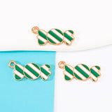 20pcs 20*10mm Enamel Christmas Halloween Charms DIY Jewelry Accessories