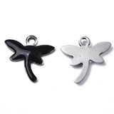 20pcs Enamel Star Heart Charms Pendant for Jewelry Making DIY Decor Mix