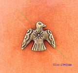 20pcs Retro Brass Ethnic Art Sun Thunder Birds Leather Concho Screwback
