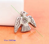 20pcs 24x21mm Vintage Silver Ethnic Indian Art Concho Screwback