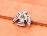 20pcs 24x21mm Vintage Silver Ethnic Indian Art Concho Screwback
