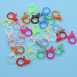 20pcs 25mm Candy Lobster Clasps for DIY Mask Chain Lanyard