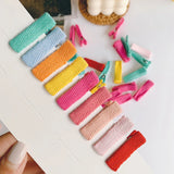 20pcs Fabric Covered Hairpin Base for DIY Girls Bows Hairpins