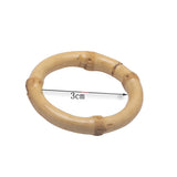 20pcs Bamboo Rings for DIY Earrings Wood Jewelry Findings