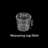 20pcs 30ml Clear Measuring Cup Kit for Epoxy Resin Silicone Mold