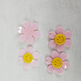 20pcs 30mm Korea DIY Smile Face Flower Pendant for Necklace Chain Charm 2021