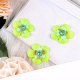 20pcs 35mm Sequined Flower Wedding Party Dress DIY Crafts Sewing Appliques
