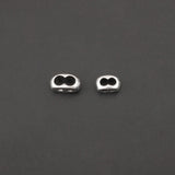 20pcs Double Barrel Slider Beads for Round Leather Cord DIY Bracelet