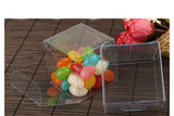20pcs 4*4*4cm Clear Waterproof PVC Boxes Packaging for Food/Jewelry/Candy