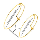 20pcs 4 Colors Adjustable Bracelet Wrist Jewelry Charm Expandable Bracelets