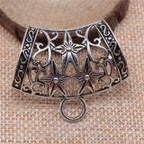 20pcs Star Scarf Bail Beads for Jewelry Making DIY Scarf Buckle