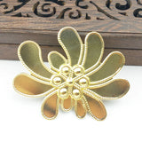 20pcs Metal Filigree Peony Flower Wraps for DIY Scrapbook Embellishment