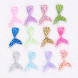 20pcs Mermaid Tail Resin Cabochons for DIY Decoration