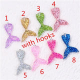 20pcs Mermaid Tail Resin Cabochons for DIY Decoration