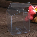 20pcs 5x5x5cm PVC Boxes Small Plastic Clear Box Storage