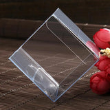 20pcs 5x5x5cm PVC Boxes Small Plastic Clear Box Storage