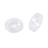 20pcs 50x10mm Clear Plastic Spools for Beading Wire Thread String Tools