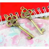 20pcs Antique Bronze Plated Key Charms Pendants for DIY Jewelry Making