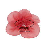 20pcs Chiffon Flower Head DIY Headress Wedding Party Decoration