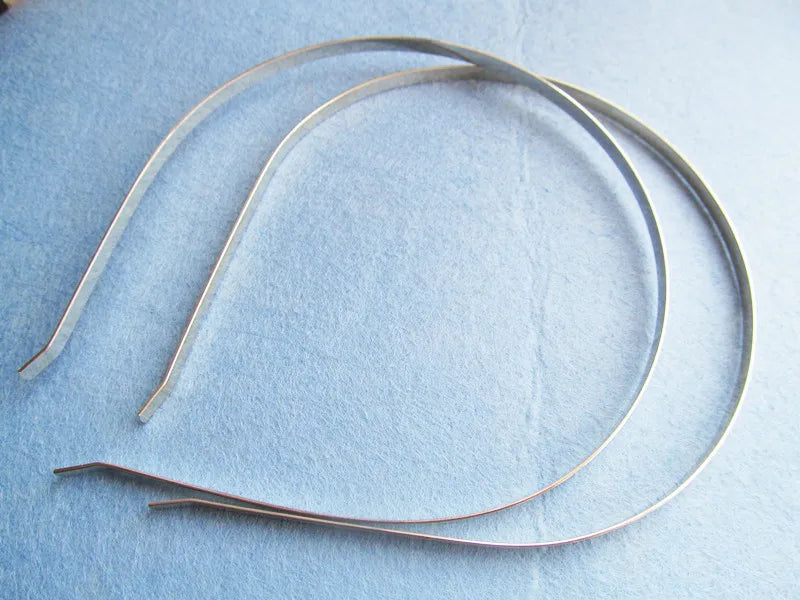 20pcs 5mm Silver Headband Charm Finding DIY Jewelry Accessory